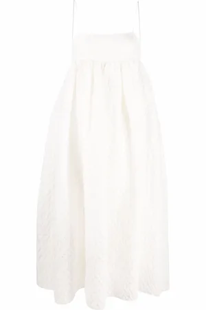 Cecilie Bahnsen Beth pliss?? empire-line dress