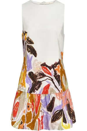 Marie Oliver Marilyn floral-print tiered dress