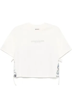 Musium Div. Logo-embroidered T-shirt