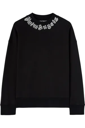 Palm Angels Logo-print cotton sweatshirt