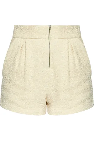 IRO Boucl?? zip-up shorts