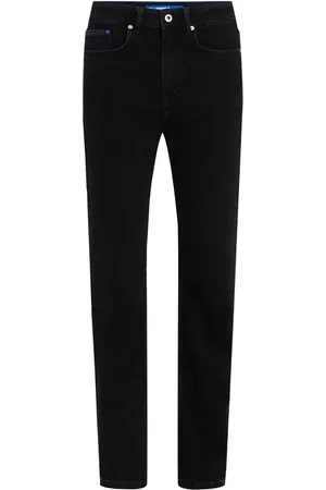 Karl Lagerfeld High-rise straight-leg jeans