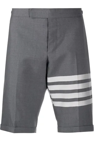 Thom Browne 4-Bar plain weave suiting shorts