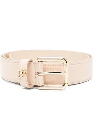 Dolce & Gabbana Logo-lettering leather belt