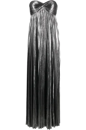 Retrofete Zoa pleated maxi dress