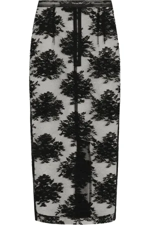 Dolce & Gabbana Tulle sheer midi skirt