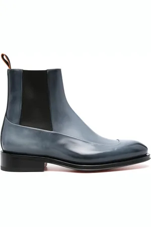 santoni Eron leather boots