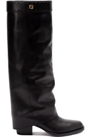 Fendi Show leather boots