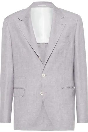 Brunello Cucinelli Prince of Wales check blazer
