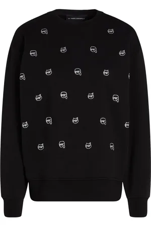 Karl Lagerfeld Ikon rhinestone-embellished sweatshirt