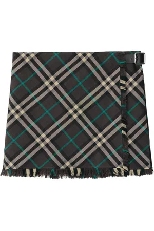 Burberry Check-pattern mini skirt