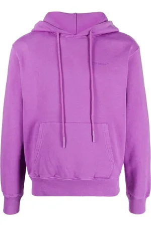 OFF-WHITE Logo-print cotton hoodie