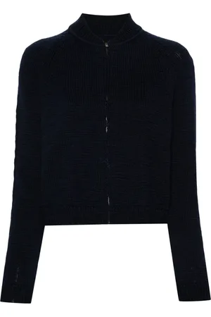 Maison Margiela Fine-knit wool cardigan