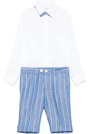 COLORICHIARI Striped shorts set
