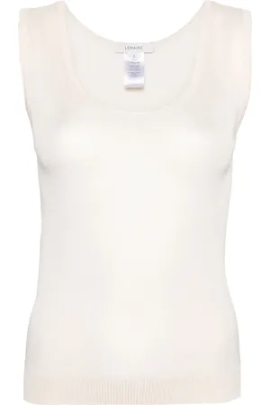 LEMAIRE Seamless semi-sheer tank top
