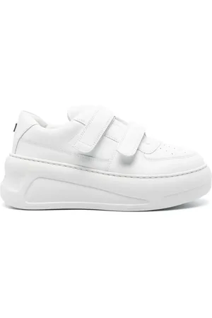 Acne Studios Touch-strap platform sneakers