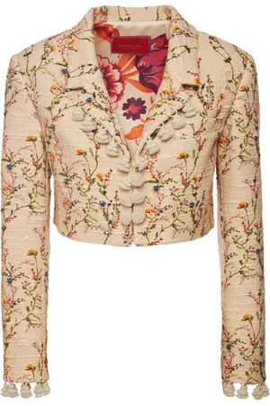 La DoubleJ Torero embroidered cropped jacket