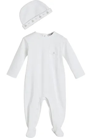 Brunello Cucinelli Logo-motif babygrow