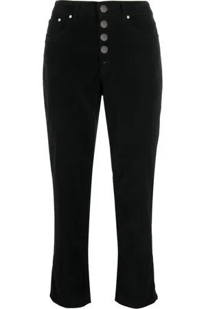Dondup Koons button-fly cropped trousers