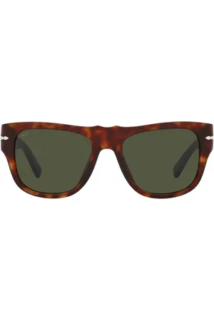 Persol Tortoiseshell rectangle-frame sunglasses