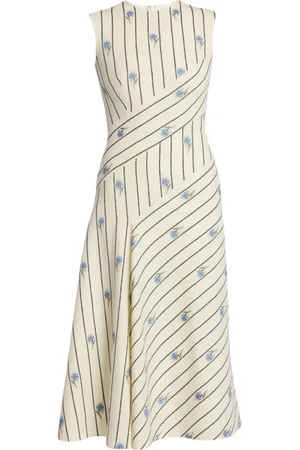 Erdem Floral-print asymmetric dress