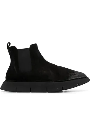 MARSÈLL Suede round-toe slip-on boots