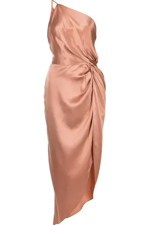 Michelle Mason Twist-knot silk dress