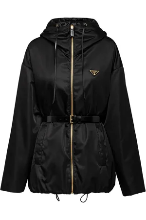 Prada Re-Nylon hooded blouson jacket