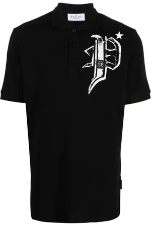 Philipp Plein Skull & Bones jersey polo shirt