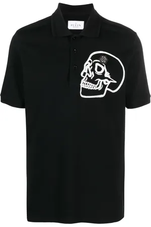 Philipp Plein Piqu?? skull-detail polo shirt