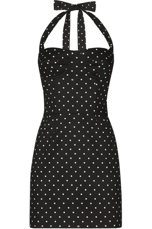 Dolce & Gabbana Polka-dot corset minidress