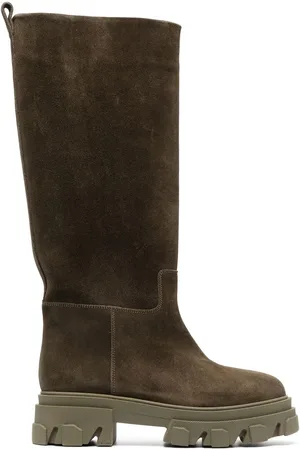 Gia Borghini Knee-length suede boots