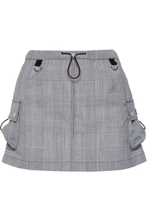 COPERNI Logo-appliqu?? wool skirt
