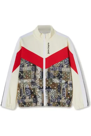 Palm Angels Camouflage-print zip-up jacket