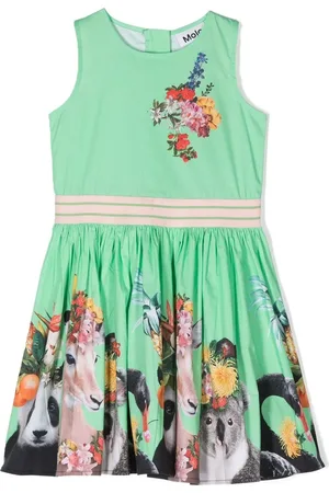 Molo Floral-print sleeveless dress