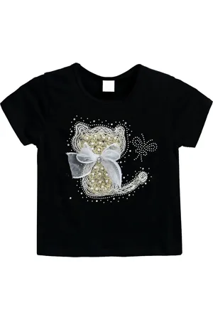 Mimi Tutu Cat-appliqu?? T-shirt