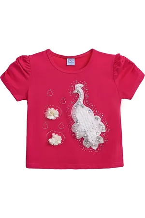 Mimi Tutu Peacock-appliqu?? T-shirt