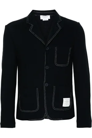 Thom Browne Single-breasted cotton blazer
