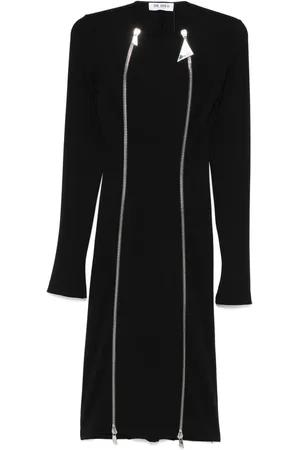 The Attico Zip-fastening midi dress