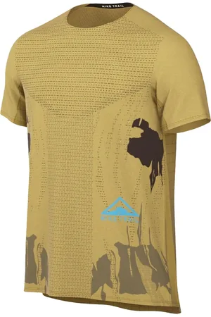 Nike Dri-FIT Rise 365 "Gold" trail running T-shirt