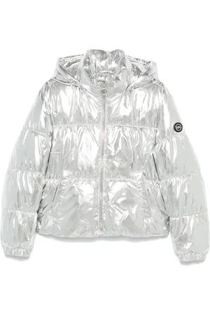Michael Kors Metallic puffer jacket