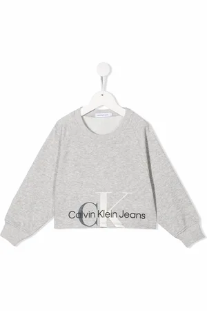 Calvin Klein Logo-print cropped sweatshirt