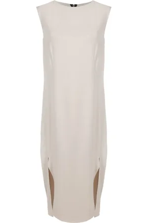 Uma Raquel Davidowicz Satin-detail sleeveless dress