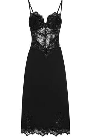 Dolce & Gabbana Floral-lace midi dress
