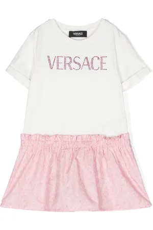 VERSACE Barocco-print T-shirt dress