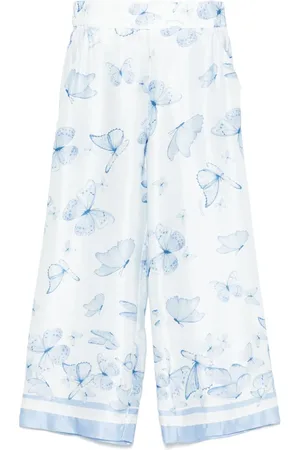 MONNALISA Butterfly-print trousers