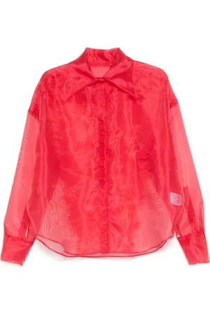 Atu Body Couture X Rue Ra lace-detailed shirt