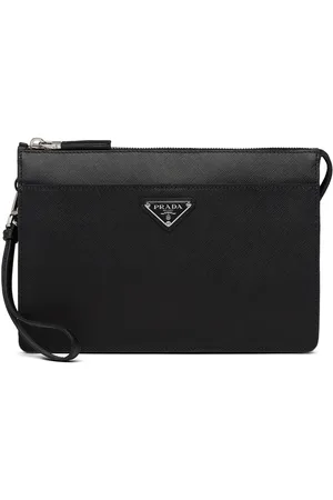 Prada Logo clutch bag