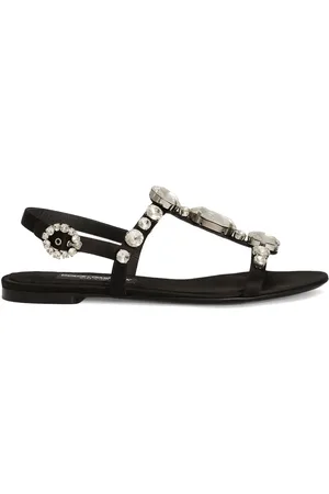Dolce & Gabbana Bianca gemstone-embellished sandals