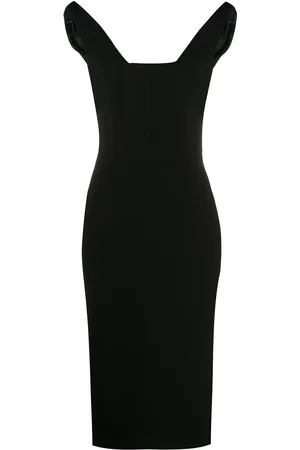 Dolce & Gabbana Sleeveless wool midi dress
